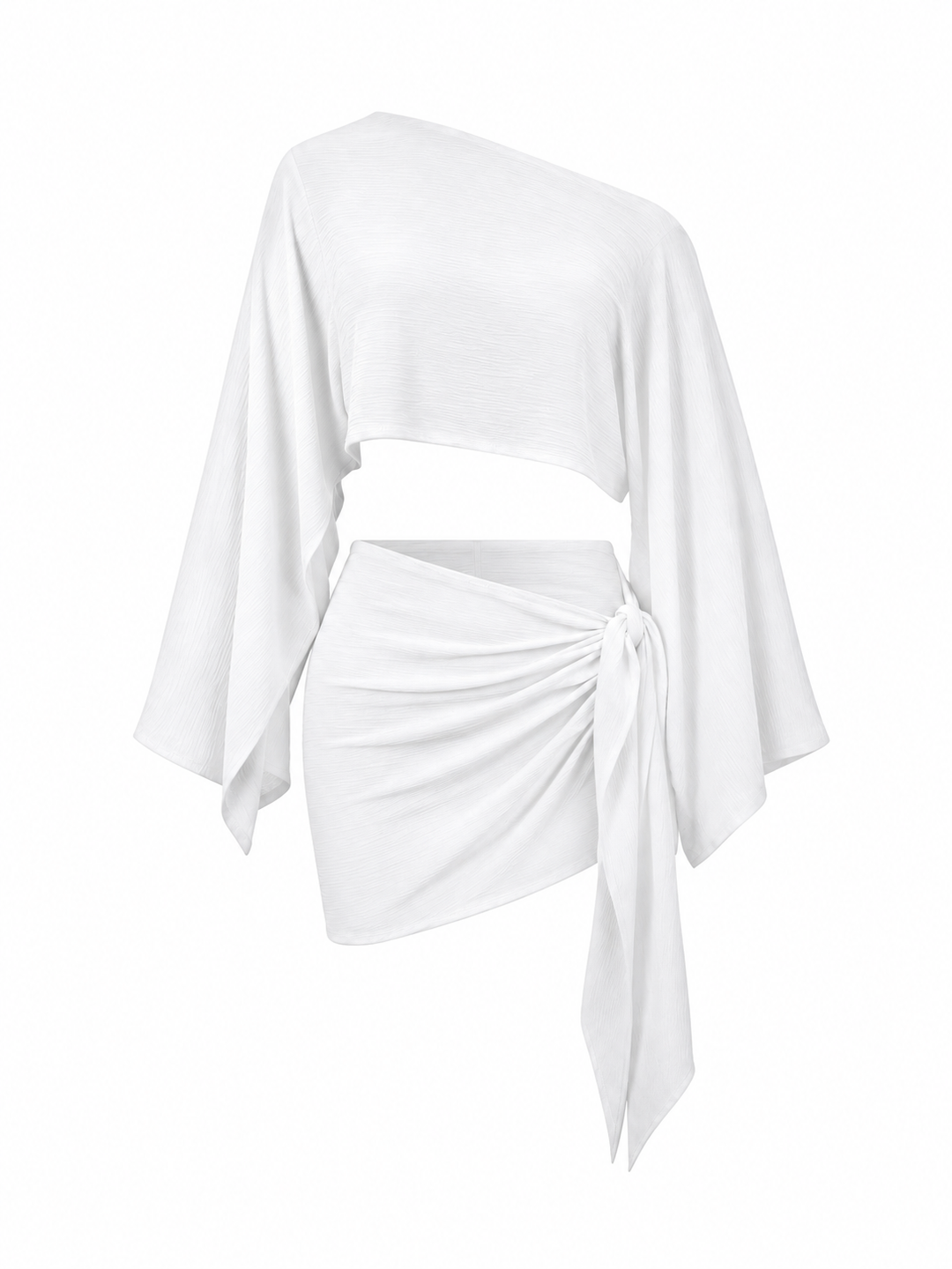 Sienna Draped Two-Piece Skirt Set