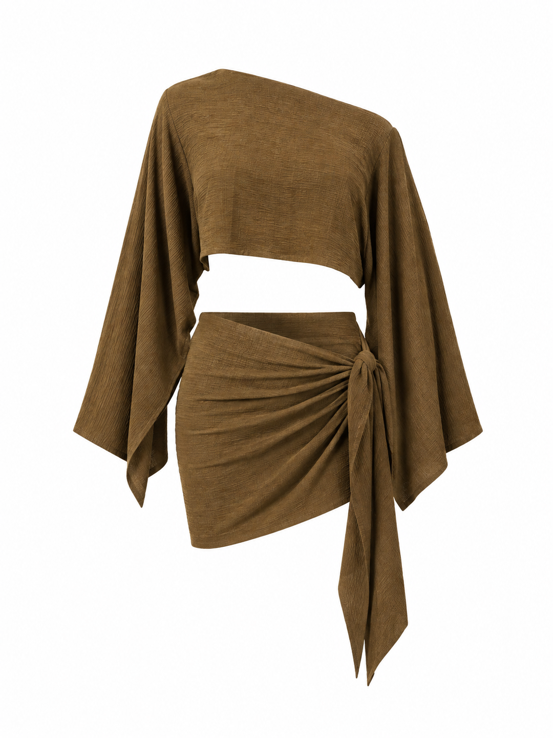 Sienna Draped Two-Piece Skirt Set